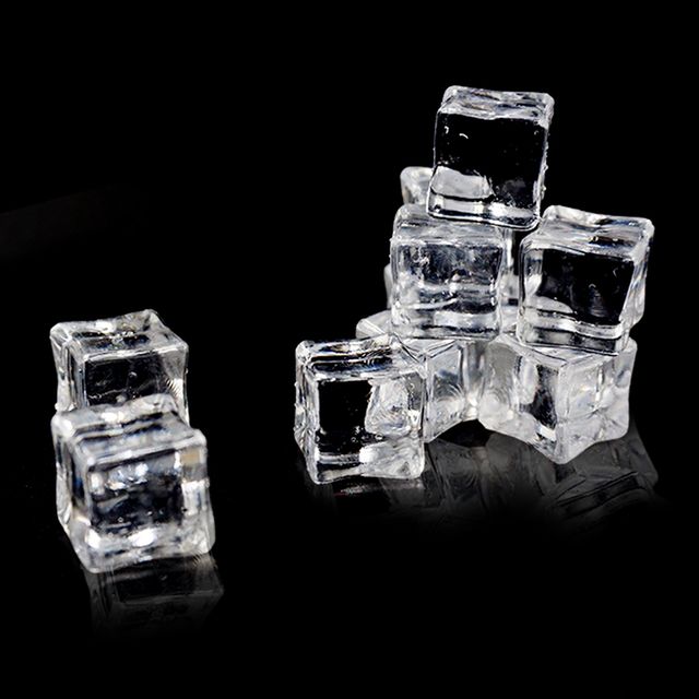 인조 얼음모형 20mm 50개입 촬영 소품 카페 식당 가짜