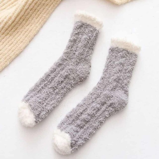 수면 양말 (그레이) 산모수면양말 잘때신는양말 여성수면양말 질좋은양말 여자수면양말