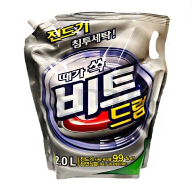 비트 액체 세제 2L 드럼 일반 겸용 세탁 세제