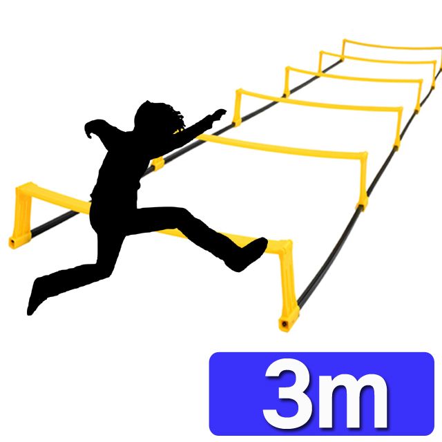 10cm 높이의 미니 허들 효과를 내는 3m 트레이닝 도구