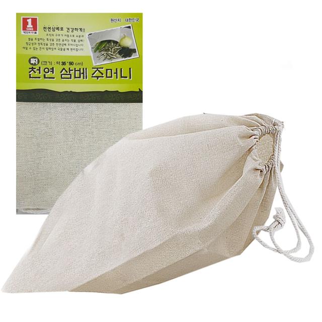 국산 천연 삼베 조리용 주머니 특대형 35cm - 대용량 육수용