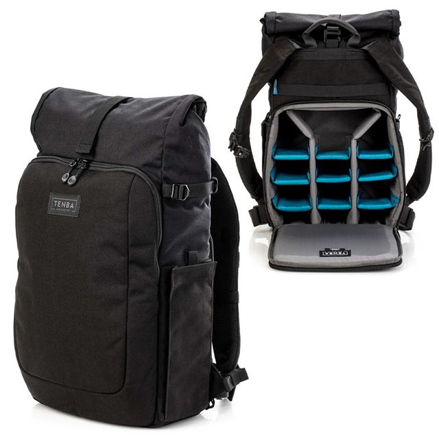 Black 16L 가방 Fulton 백팩 카메라 사진작가 V2