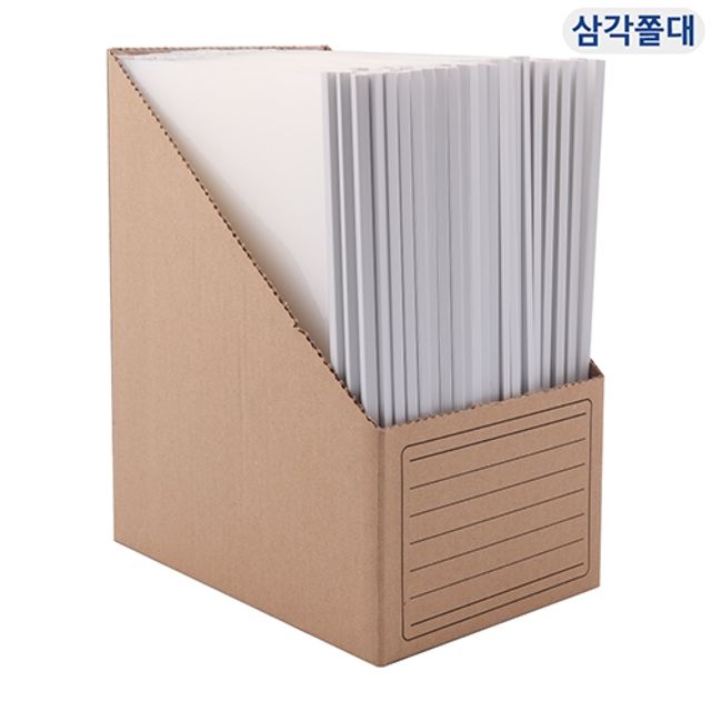 혜명몰 신생)삼각쫄대화일(100매입/투명) 투명화일 화일케이스 클리어파일 A4파일 부동산계약서파일