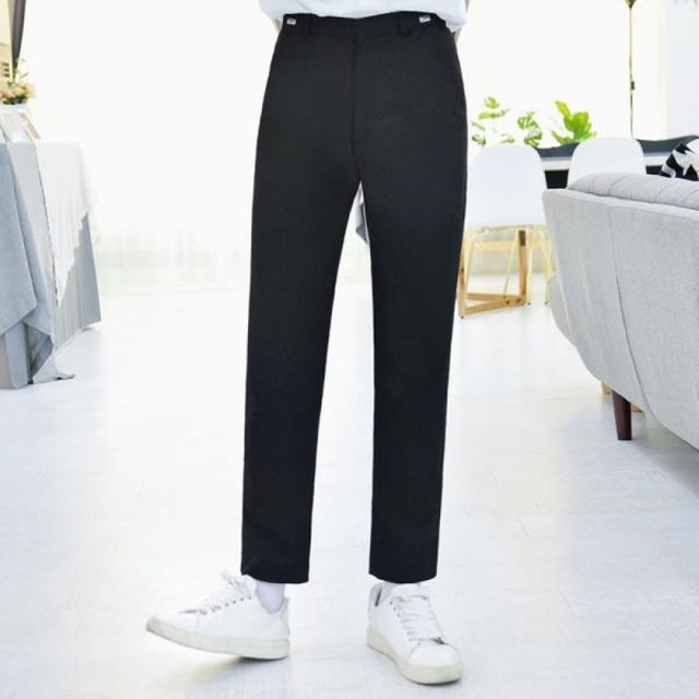 검은색 긴바지 하복 하의교복 졸업사진 체육대회 코스프레 유니폼 교복 반티