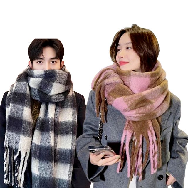 3컬러 목도리 넉넉한 남녀공용 커플목도리 사이