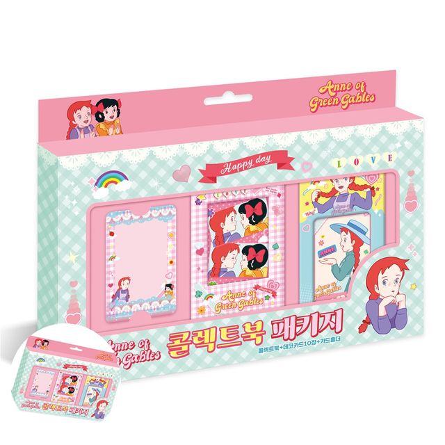 포토카드앨범 미니포토앨범 빨강머리앤 콜렉트북 패키지