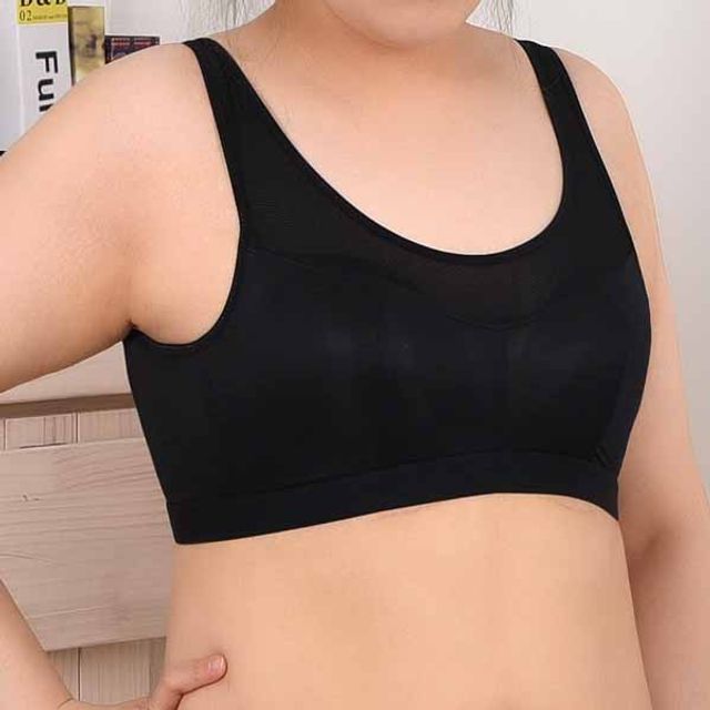 편안한 런닝형 ZF 원단 노와이어 B컵 후크브라 빅사이즈
