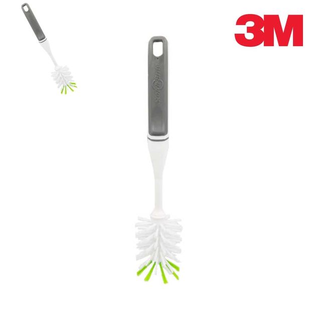 3M 스카치브라이트 병솔 유리병 브러쉬 설거지솔 설거지브러쉬 설거지용품 물병청소솔