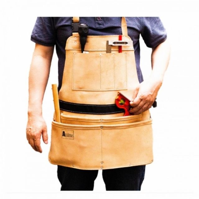 포켓 조절 가능한 510MM 스웨이드 앞치마