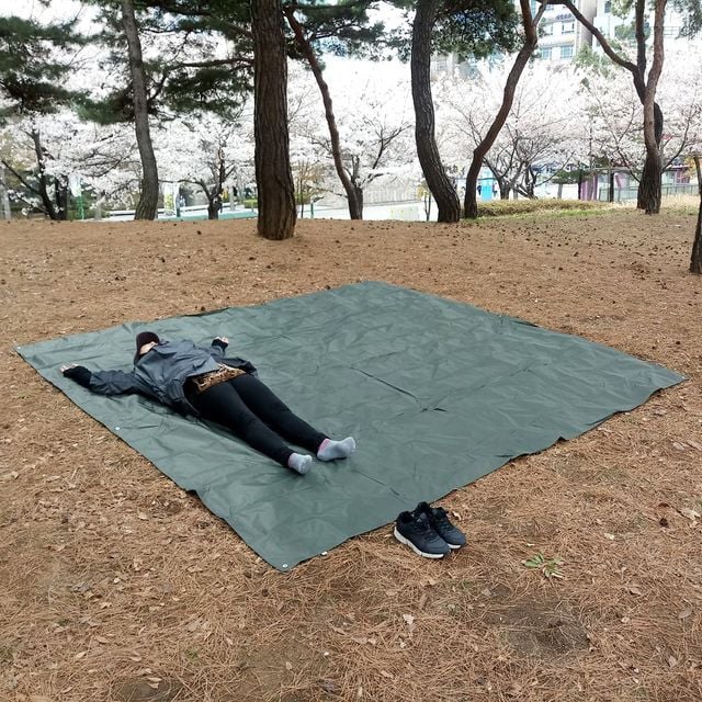 초대형돗자리 돗자리매트 3m 특대형 방수포 텐트바닥