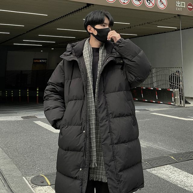 다운재킷 남자 겨울 후드 패션 커플 빵재킷