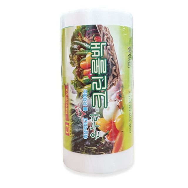 롤팩 비닐 봉투 17x25cm 주방용 500매 일회용
