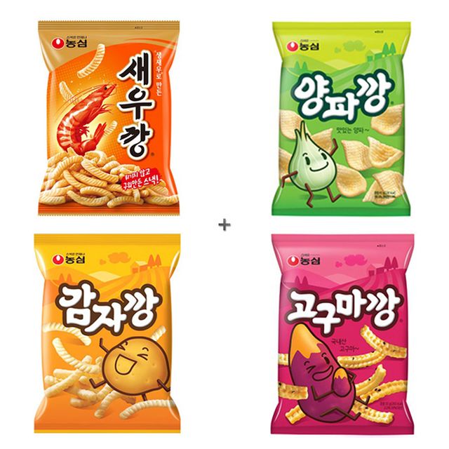 농심스낵 깡시리즈 4종세트
