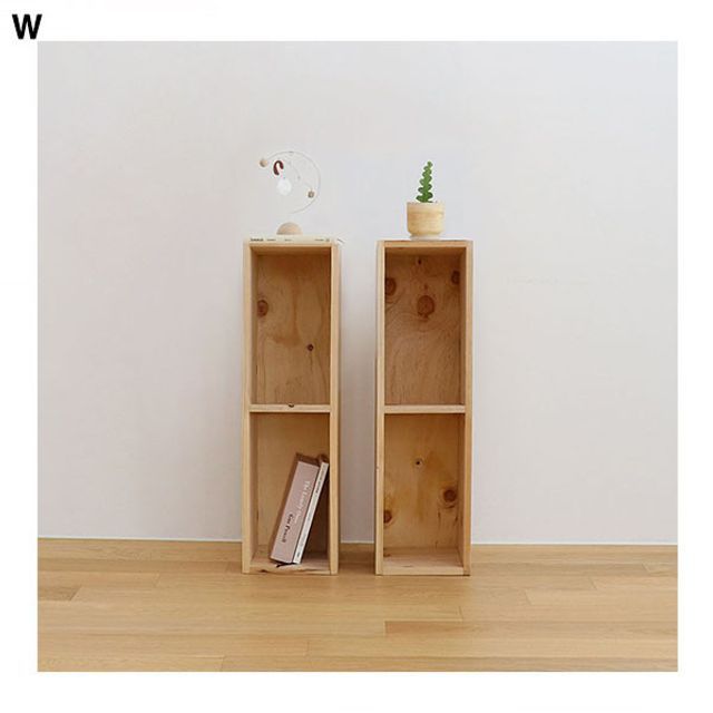 DIY2단책장 원목책장 고급조립책장 삼나무슬림