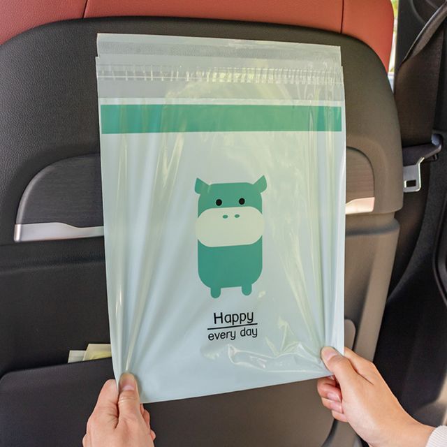 차량용 쓰레기 봉투 쓰레기통 휴지통 15개입
