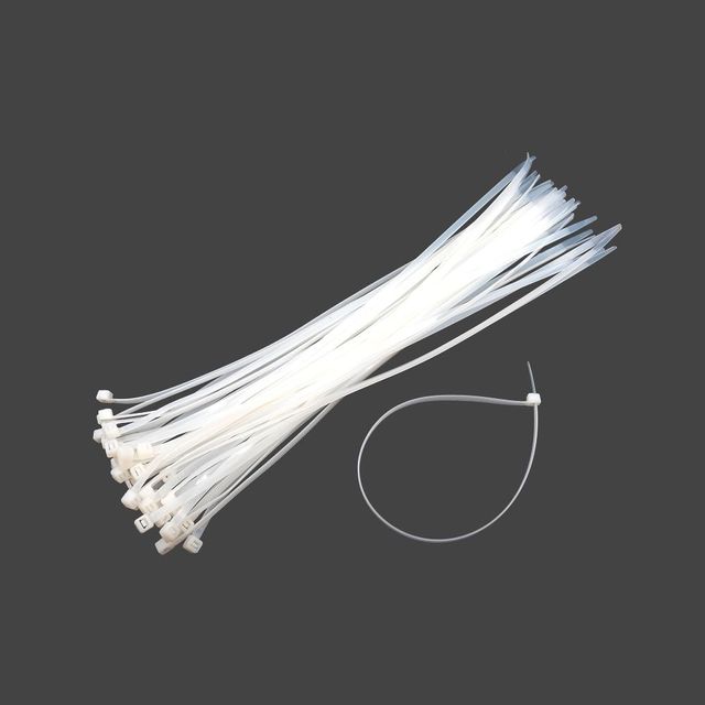 kimspp 케이블타이 6x400mm 벌크 50개 전선 배선정리 타이밴드