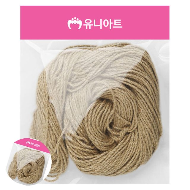 끈공예 꽃포장끈 선물포장끈 마끈 6합 두께 약3mm 길이 약75m 포장