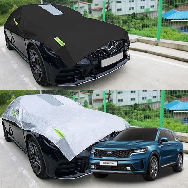 쏘렌토MQ4 자동차덮개 반커버 성에방지커버