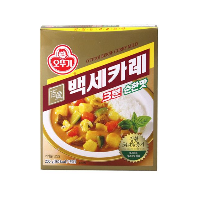 오뚜기 3분백세카레순한맛200g