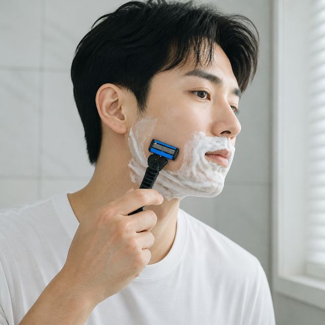 남성 6중날 면도기 교체용 면도날 9개 세트