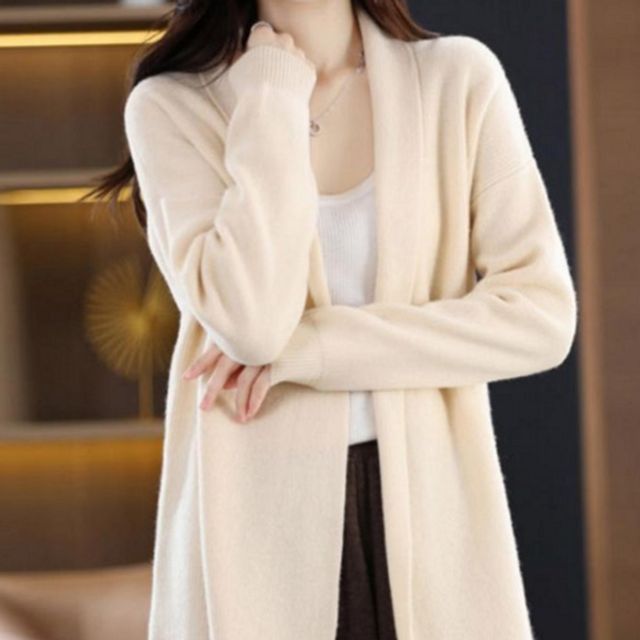 루즈핏 여성 가디건 여성숄넥 여자 가디건 베이직 간절기 데일리 아우터