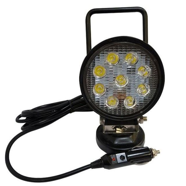 차량용 방수 LED 써치라이트 시거잭 전원 (27W) GWM