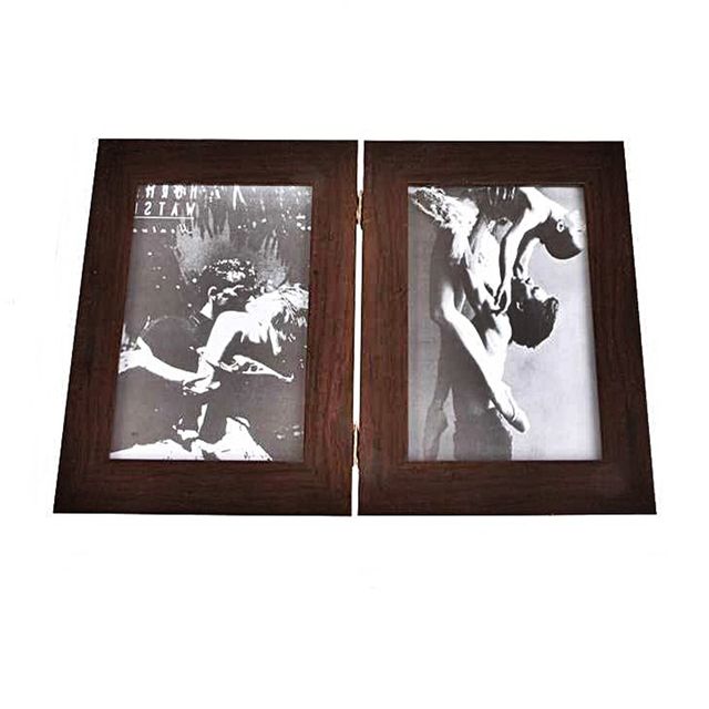 모티브 액자 5x7W(밤색)