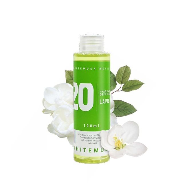 라비에 실내디퓨저 방향제 리필용 120ml 화이트머스크