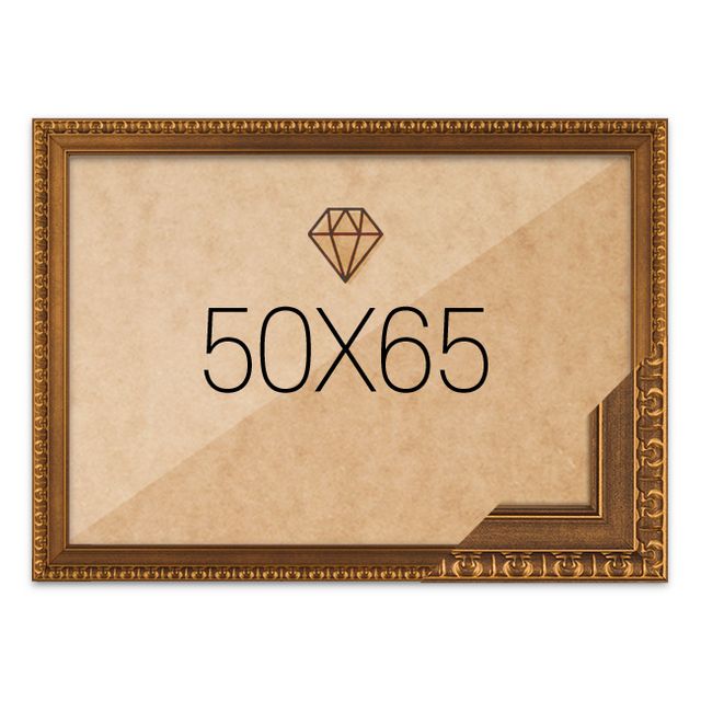 보석십자수액자 50x65 고급형 댄디월넛