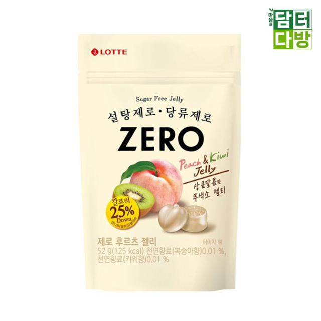 롯데제과 제로 후르츠젤리 52g X 10개