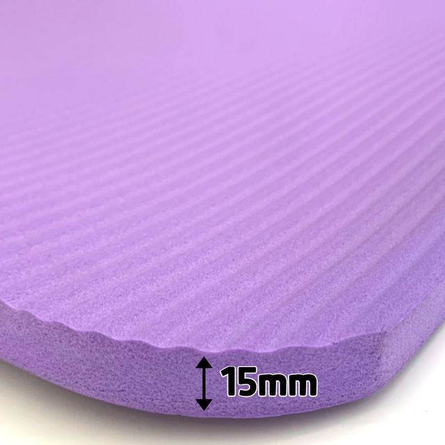 홈트 NBR 운동 요가매트 15mm 퍼플 헬스장매트