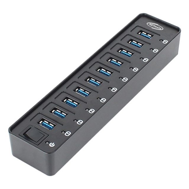 USB3.0허브 10포트 유전원 무전원 10포트 어덥트포함