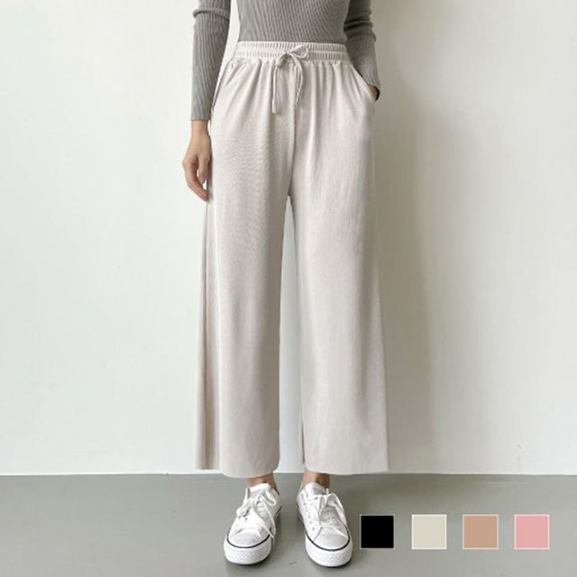 세미 긴바지 면 여성바지 면바지 일자 루즈핏 신상