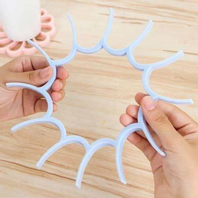 라면패드 냄비받침답례품 실리콘 냄비 받침대 하늘