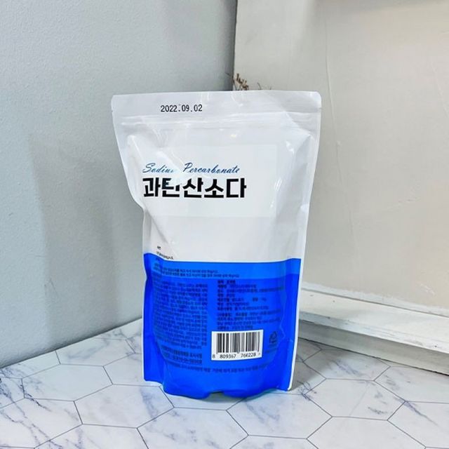 과탄산소다 세탁세제 파우치형 산소계 표백제 청소용 세정제