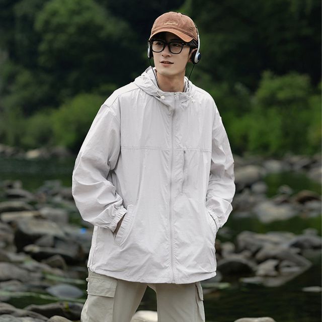 남성 가을아우터 초경량 바람막이 베이직 점퍼