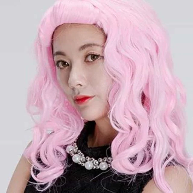 웨이브가발금발머리 스튜디오소품 연극소품