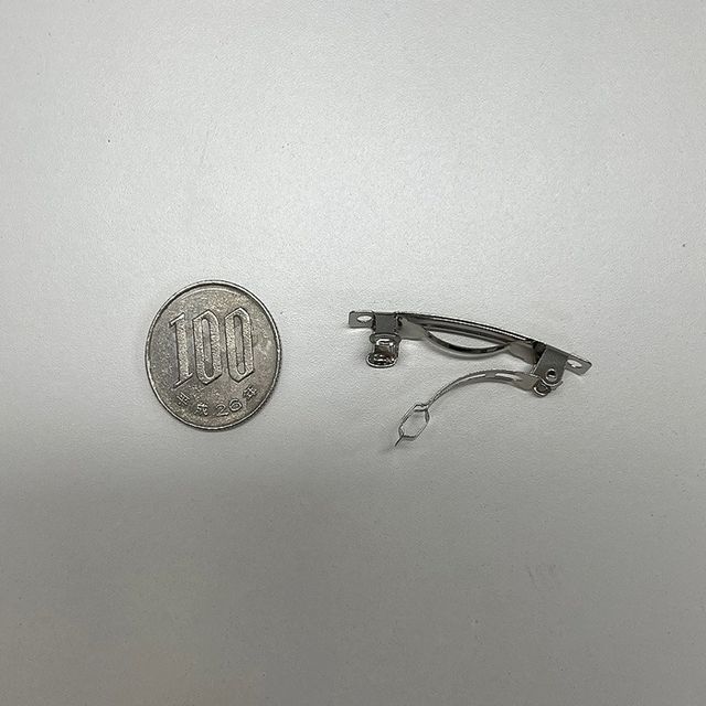 헤어 핀 만들기 부자재 니켈 4cm