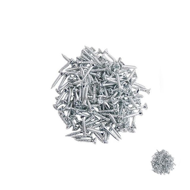 볼트나사 다용도못 3mm 피스 나사못 2000개입 백색 길이 18mm