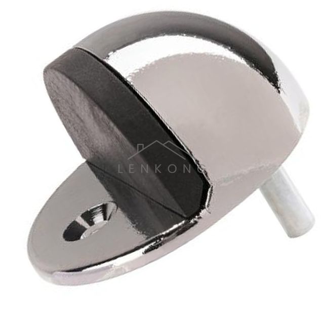 도어스톱 방문고정장치 반달도어스토퍼 대 26mm 크롬 10EA