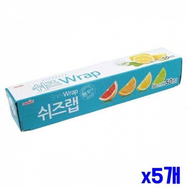 WL 주방잡화 쉬즈랩 30cmX50m x5개