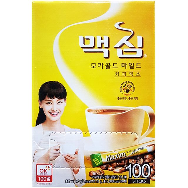 식당 업소 식재료 일회용 커피믹스(맥심모카 100T)