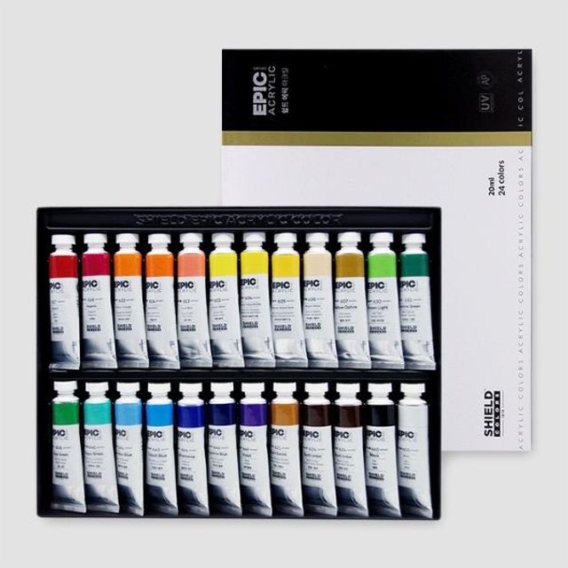 쉴드.에픽 아크릴세트 24색 20ml 1개