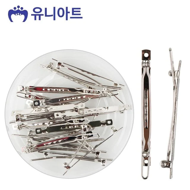 유니아트 민자 머리핀 약17개입 머리핀 장식 재료