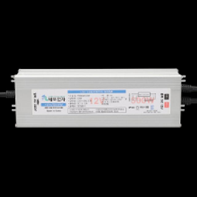 LED 간판 조명 안정기, 방수형 SMPS 500W DC12V