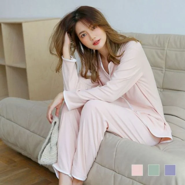 스타일머신2 여름잠옷 잠옷 217 촉촉한모달면잠옷 긴