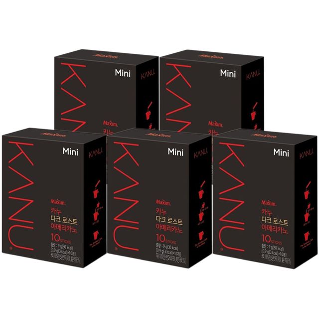 카누 미니 다크로스트 아메리카노 50T(10Tx5개)