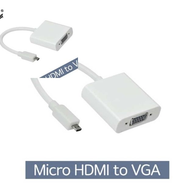 Micro HDMI D타입 TO VGA컨버터 LS HDD2VGA 오디오지원 노트북모니터연결 모니터연결 듀얼모니터선 모니터