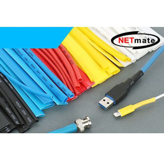 NETmate 13.5x150mm 열 수축튜브 화이트 10EA