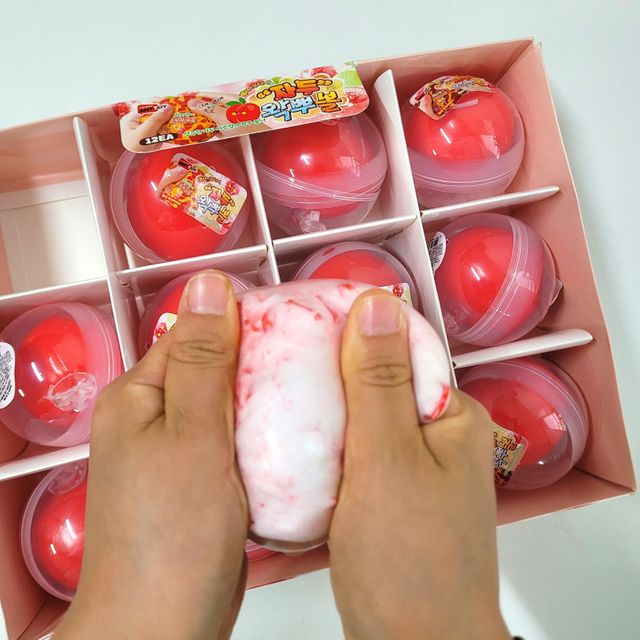 늘이랑 자두 왁뿌볼 스트레스 볼 왁스 팝 왁뿌 말랑이 뿌시기 크런치 스퀴시 클레이